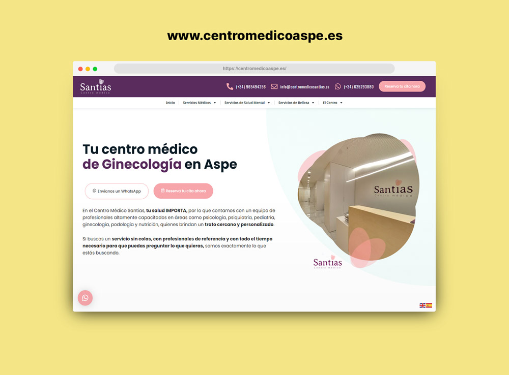 Centro médico Santías - Kit digital Aspe - Grupo Zas